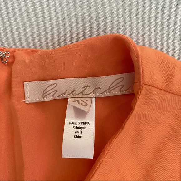 Hutch Anthropologie Women’s Lix Dress XS Colorblock Feminine High Low Hem NWT - Picture 6 of 10